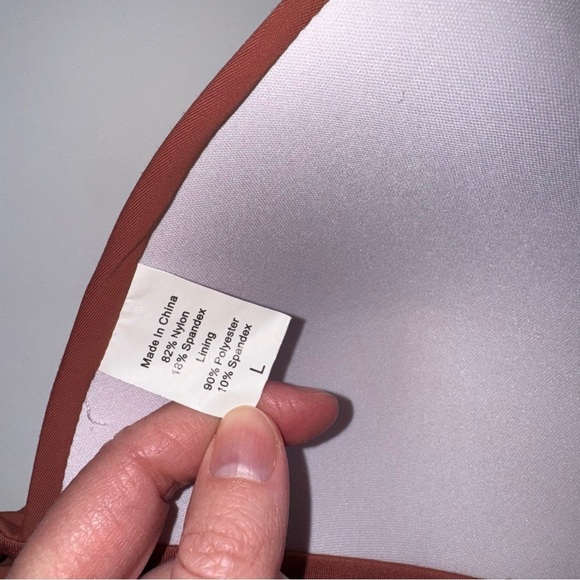 Pink Lily Terracotta Two Piece Bikini Size Large - Picture 7 of 11